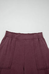 Mineral Red Mineral Wash Cargo Patched Pocket Utility Sweatpants