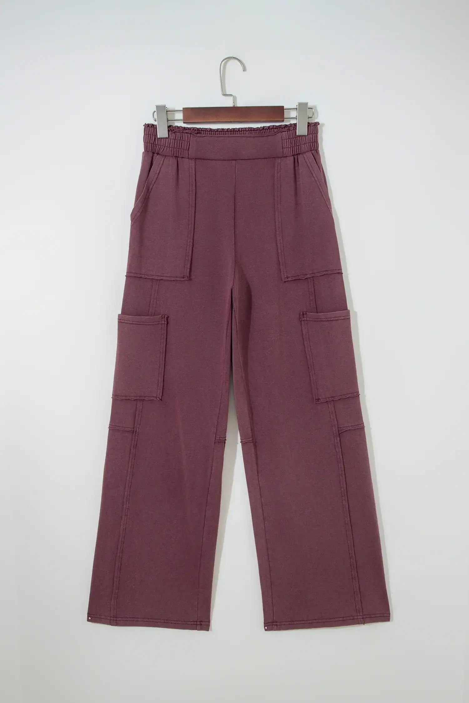 Mineral Red Mineral Wash Cargo Patched Pocket Utility Sweatpants